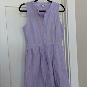 J. Crew Lavendar t-shirt dress.